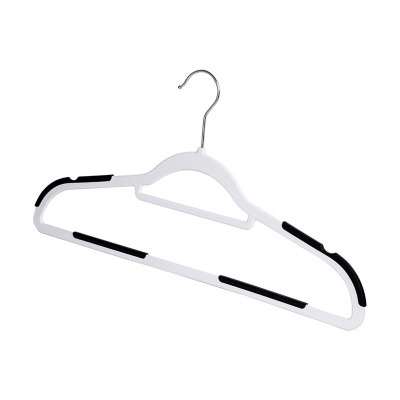 50-Pack Slim Hanger with Grips, White