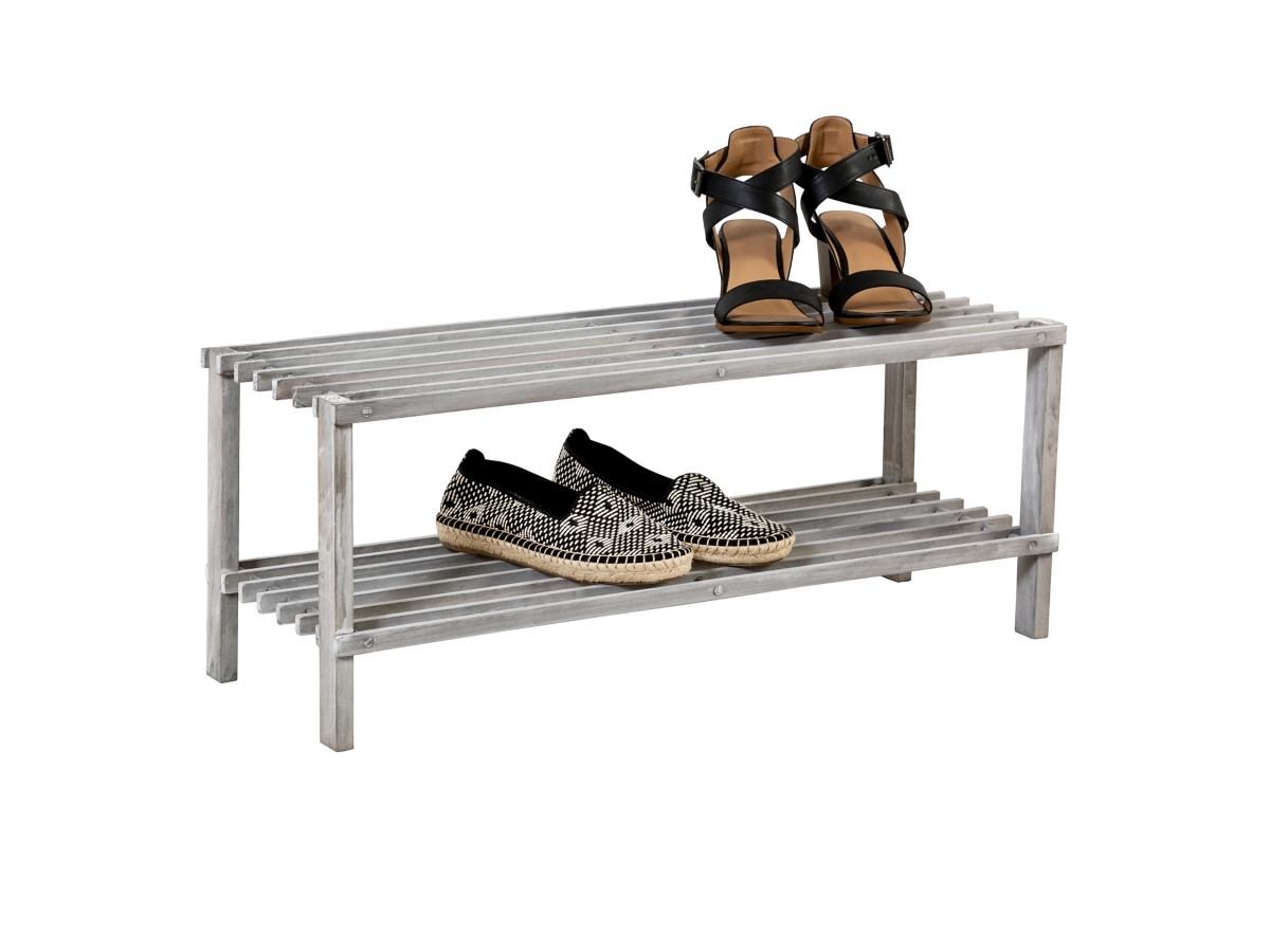 2 Tier Shoe Rack 8 Pair Ashley