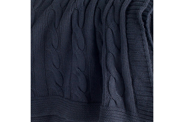 This is a gorgeous solid oversized throw at 50"x60". This is the perfect solution for year round comfort with style. There is no better way to stay warm than with this Rizzy Home collection throw.Cable knit sweater fabric | Soft fabric loose weave | Durable for lifestyle use | Keeps body heat when in use