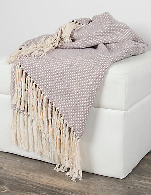 Home Accent 50" x 60" Throw, Lavender, rollover