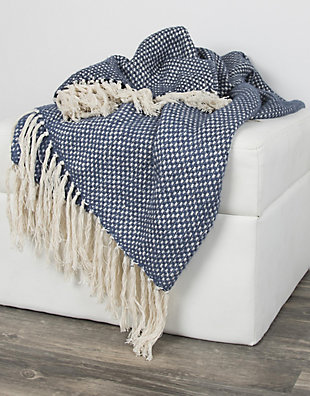 Home Accent 50" x 60" Throw, Navy, rollover