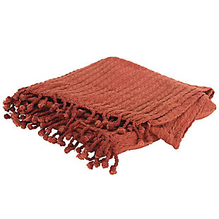 This is a gorgeous solid oversized throw at 50"x60". This is the perfect solution for year round comfort with style. There is no better way to stay warm than with this Rizzy Home collection throw.Machine washable | Durable for lifestyle use | Keeps body heat when in use | Oversized throws are great to lounge with