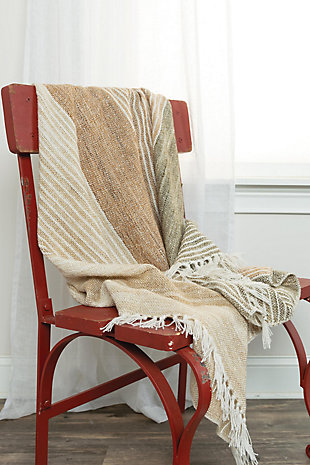 Home Accent 50" x 60" Throw, Olive Brown, rollover