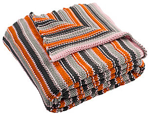 Safavieh Candy Stripe Knit Throw, , large