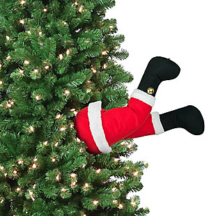 Mr. Christmas Animated Christmas Kickers 16" - Santa, , large