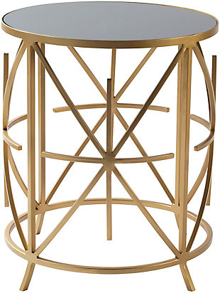 Home Accents  Black Modern Accent Table, , large