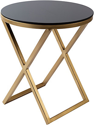 Home Accents  Black Modern Accent Table, , large