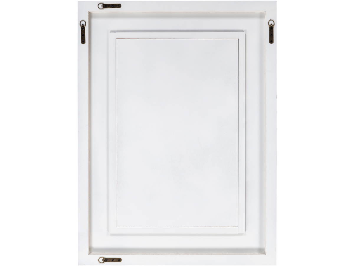 Home Accents White Modern Wall Mirror | Ashley
