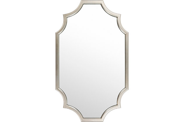 Embodying time-honored designs that have been revered for generations, the imanol collection redefines vintage charm from room to room within any home décor.   for optimal product care, wipe clean with a dry cloth. Manufacturers 30 day limited warranty.Wall mirror | Colors: frame: silver | Materials: frame: metal, frame(substrate): manufactured wood | Created in china