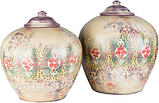 Home Accents Khaki Global Decorative Jar, , rollover
