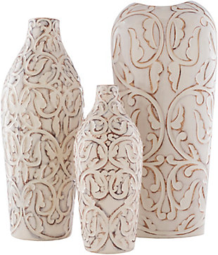 Home Accents  Multi-Colored Modern Decorative Vase Set, , large