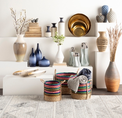 Home Accents Multi-Colored Modern Decorative Vase Set