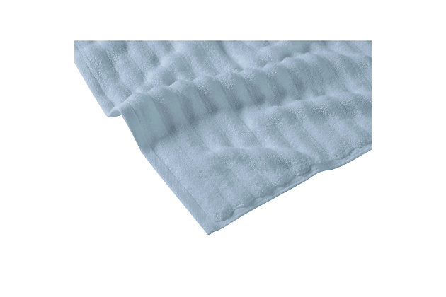 Soft towels will make your bathroom an oasis of comfort. These towel sets feature longer staple cotton for added smoothness in the yarns. The zero twist allows the longer fibers to absorb moisture fast. Each set has two bath towels, two hand towels and two wash cloths so you can complete your bathroom.This item is machine washable, but please be sure to use appropriate sized machinery to avoid any excess wear on the items. | Made from 100% cotton in zero twist yarns for superior softness. | This item is imported from india. | Soft zero twist yarns