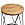 Honey-Can-Do Round Side Table with Natural Top, , swatch