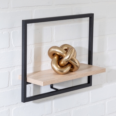 Honey-Can-Do Horizontal Floating Wall Shelf, , rollover