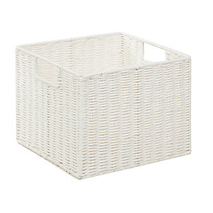 Honey-Can-Do Parchment Cord Storage Crate, , large