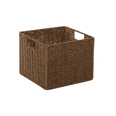 Honey-Can-Do Parchment Cord Storage Crate, , large