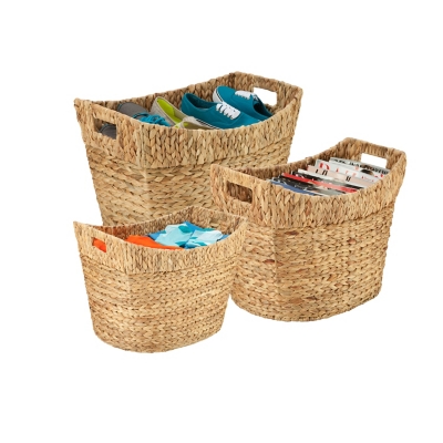 Honey-Can-Do Nesting Water Hyacinth Baskets, , large