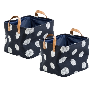 Honey-Can-Do Canvas Scribble Totes (Set of 2), , large
