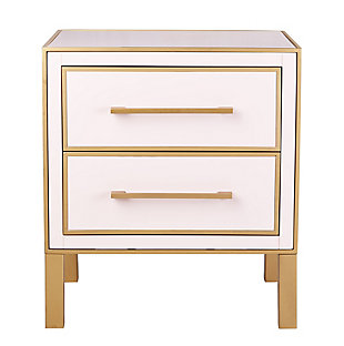 Emily Pink Lacquer Side Table, , large