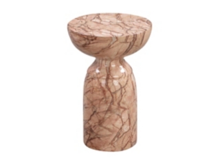 Rue Rue Sunset Marble Side Table