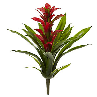 Nearly Natural 15" Bromeliad Artificial Flower (Set of 4), , large