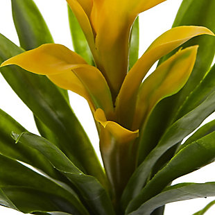 Nearly Natural 15" Bromeliad Artificial Flower (Set of 4), , rollover
