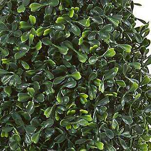 Nearly Natural 13" Boxwood Topiary Artificial Plant UV Resistant (Indoor/Outdoor), , rollover