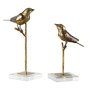 Truly Calm Passerines Bird Sculptures (Set of 2), , large