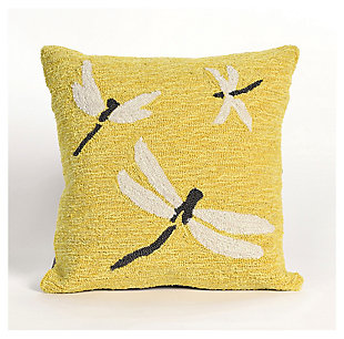Home Accents Indoor-outdoor Pillow, Yellow, large