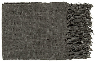 Home Accents Throw, Gray, large