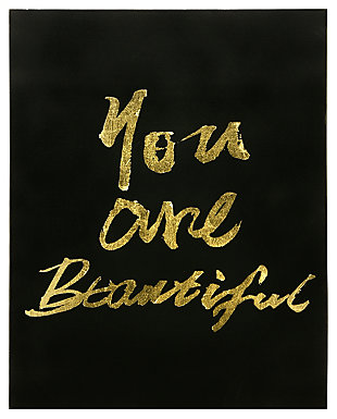 Home Accents You Are Beautiful Canvas Art, , rollover