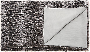 Indulge your taste for luxury with these soft and magnificent faux fur throws. Create a lush texture and a warm, plush ambiance to any interior. Show your impeccable taste and make your seating area inviting in an instant with these artistic creations. Faux furMachine made | Indoor only | Spot clean | Gray | Acrylic | Throw blanket | Imported
