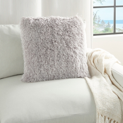 Shimmer on sale shag pillow