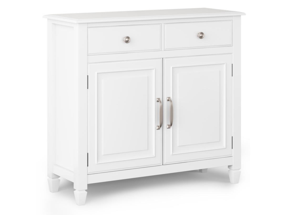 Connaught White Storage Cabinet, White, large