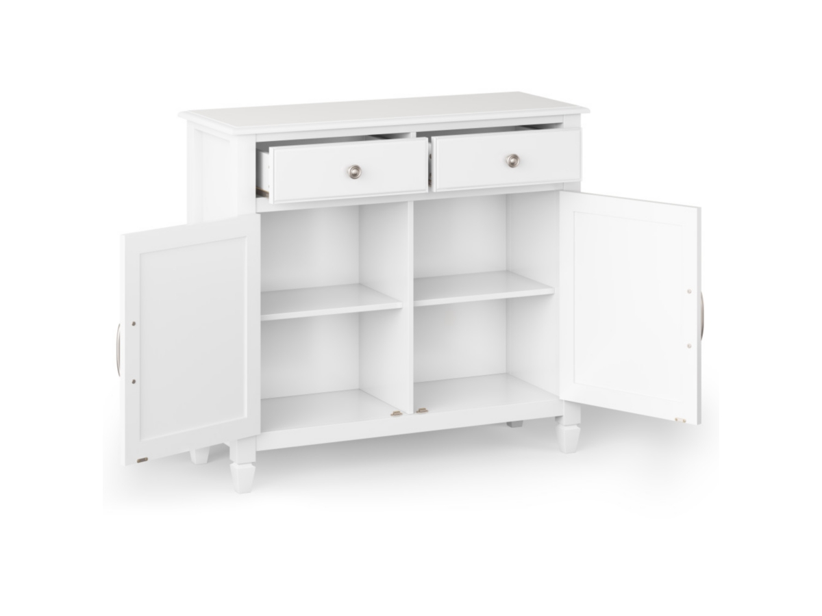 Connaught White Storage Cabinet, White, large
