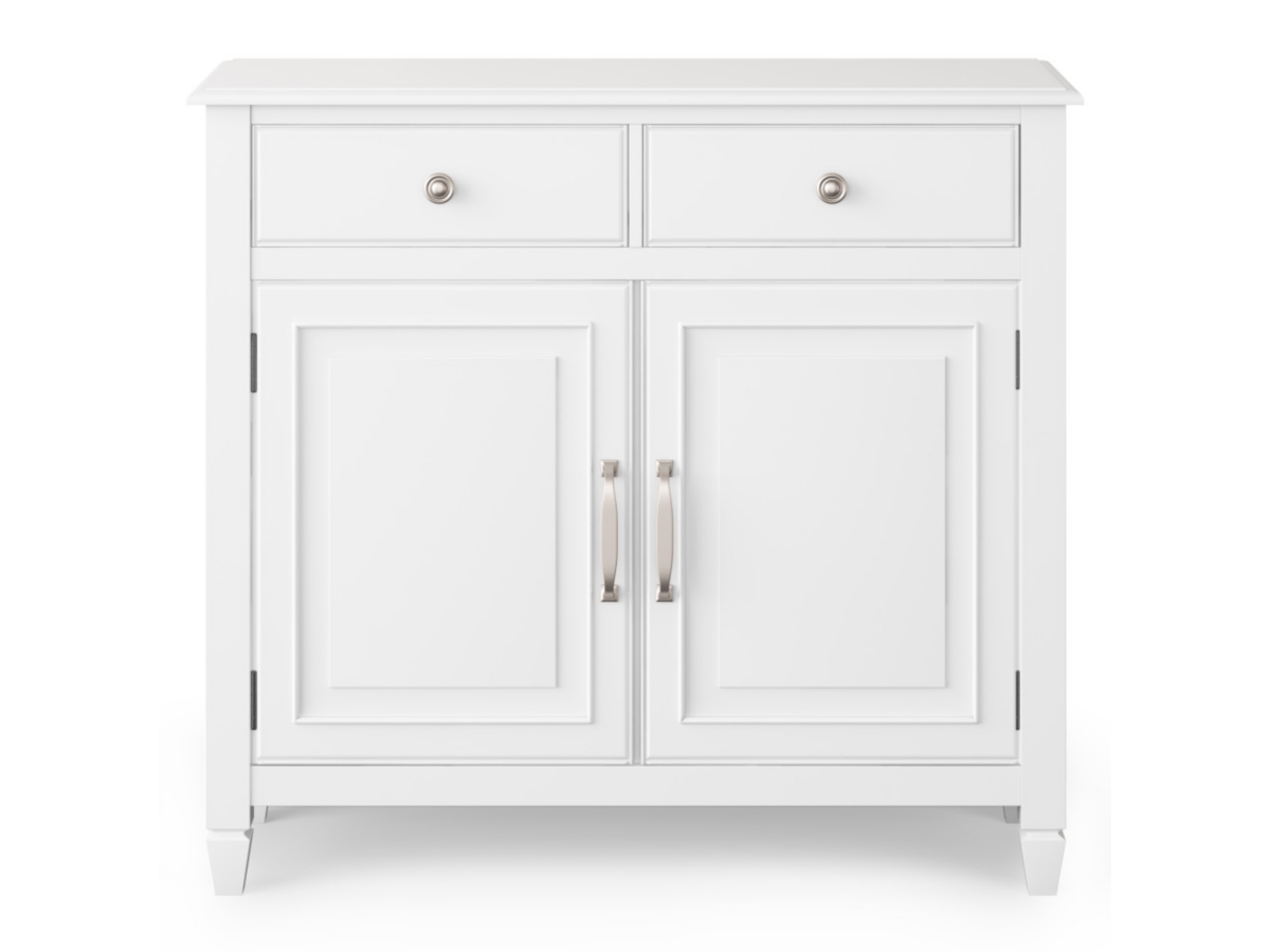 Connaught White Storage Cabinet, White, large