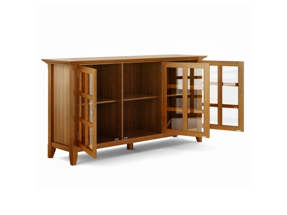 Acadian Rustic Brown Storage Cabinet, Brown, large