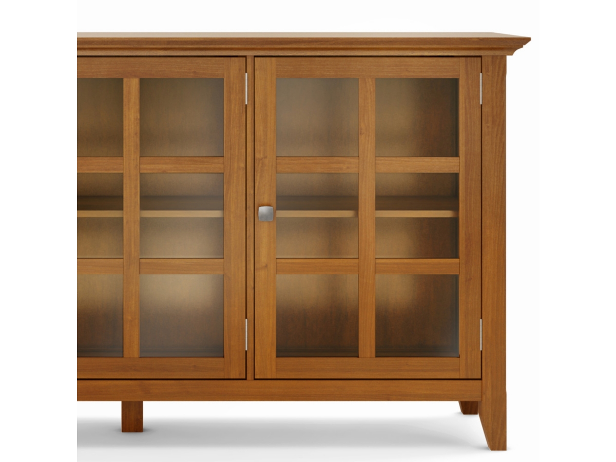 Acadian Rustic Brown Storage Cabinet, Brown, large