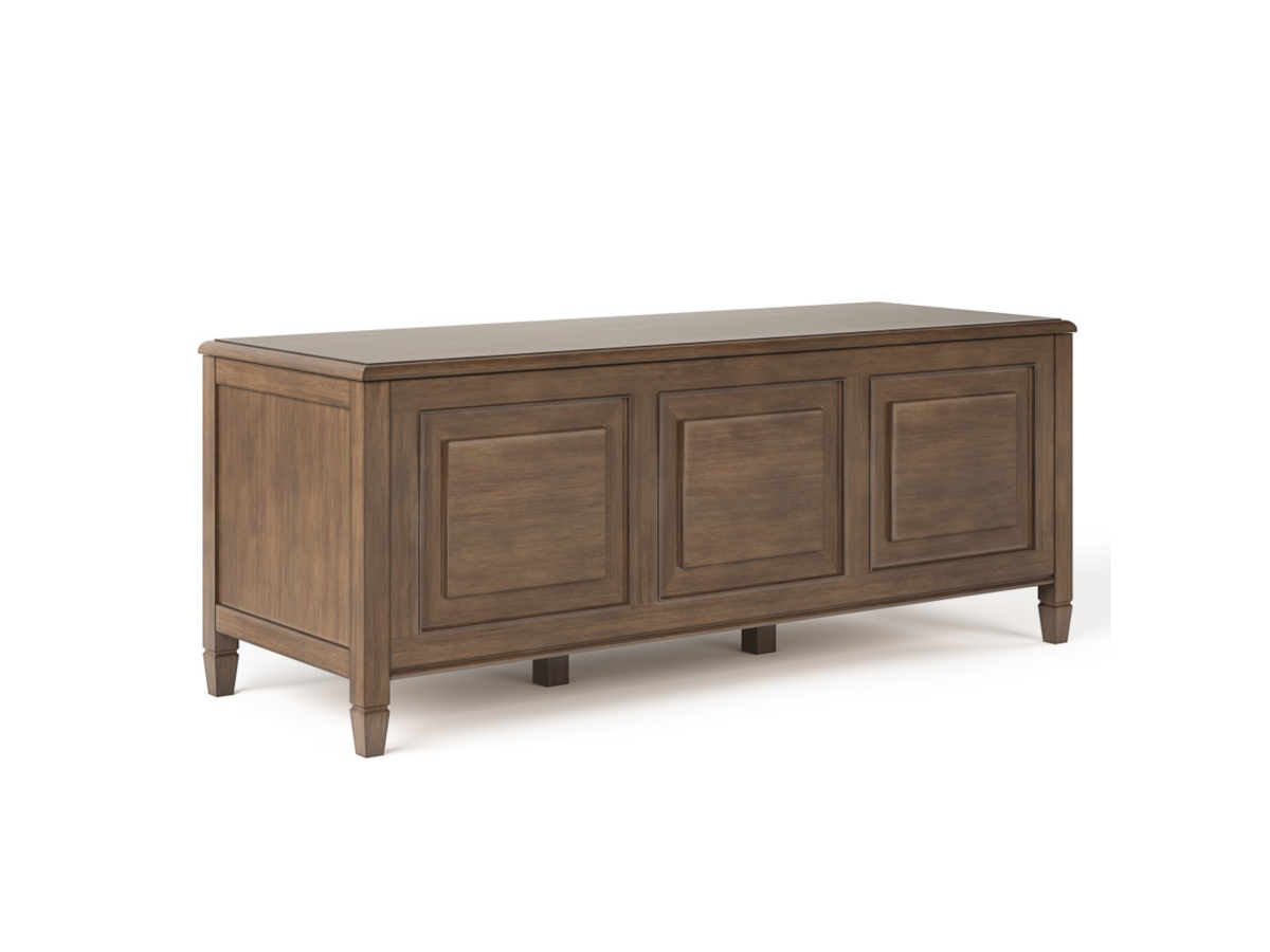 Connaught Brown Storage Bench Trunk, Brown, large