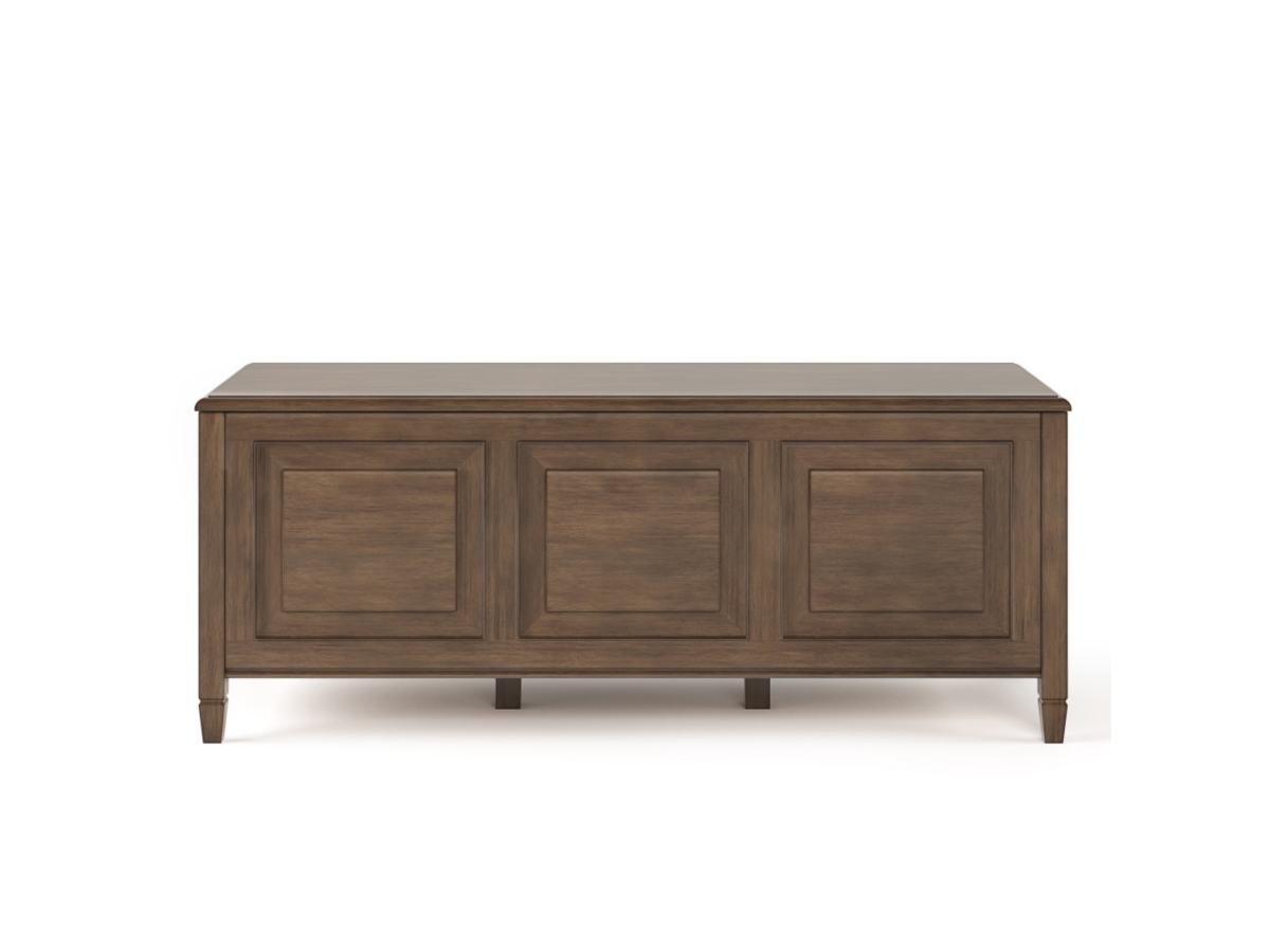 Connaught Brown Storage Bench Trunk, Brown, large