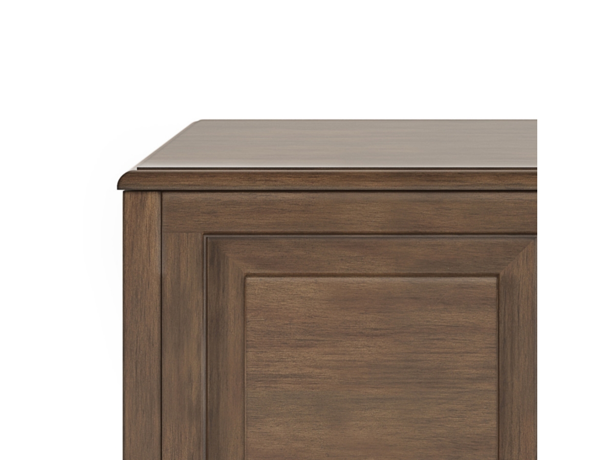 Connaught Brown Storage Bench Trunk, Brown, large