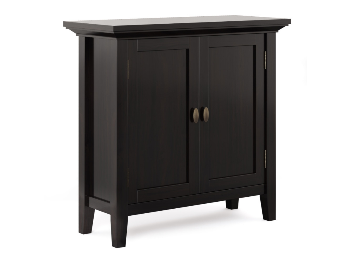 Redmond SOLID WOOD 32 inch Wide Transitional Low Storage Cabinet