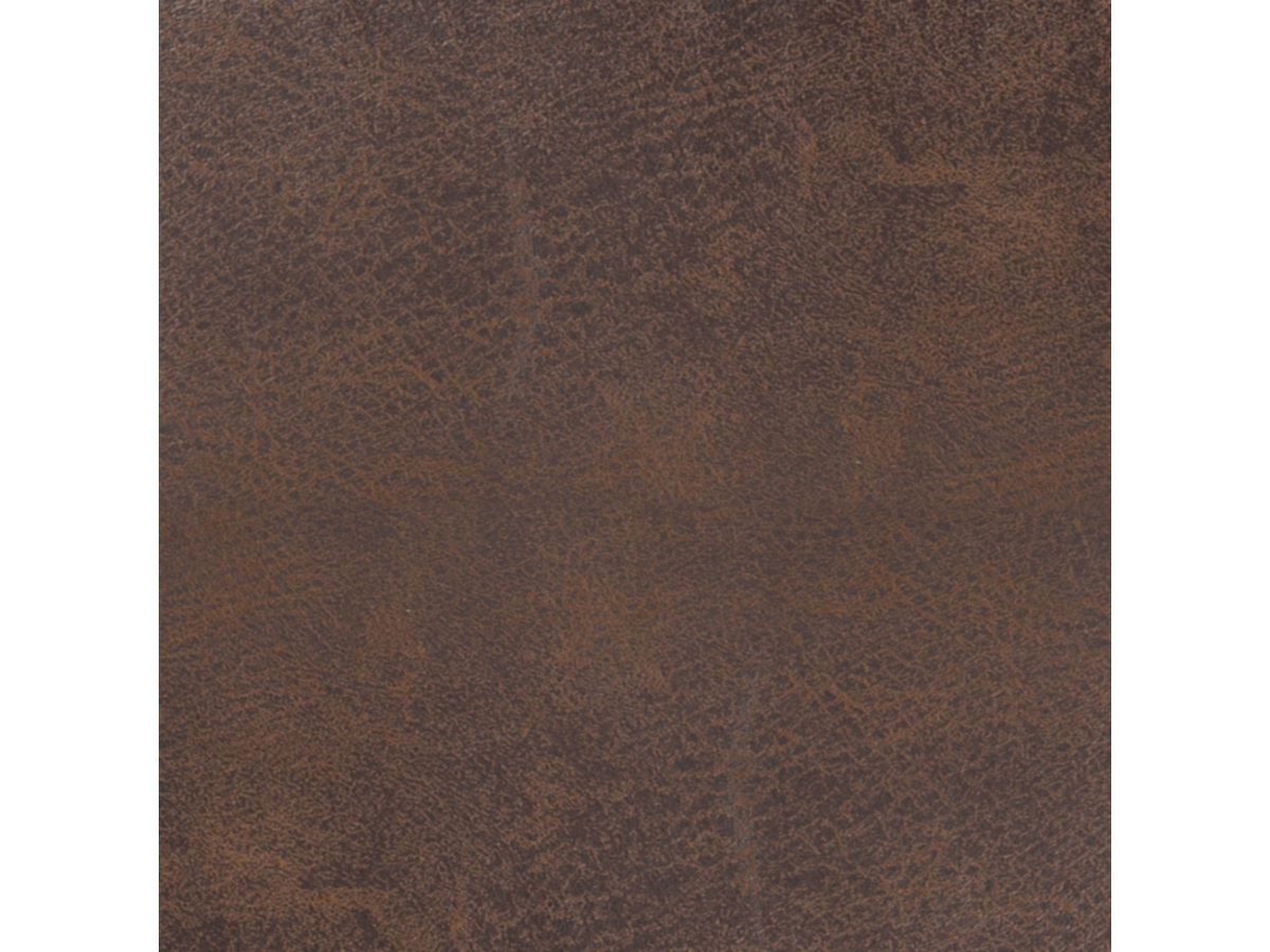 Austin Brown Faux Air Leather Tub Chair, Dark Brown, large