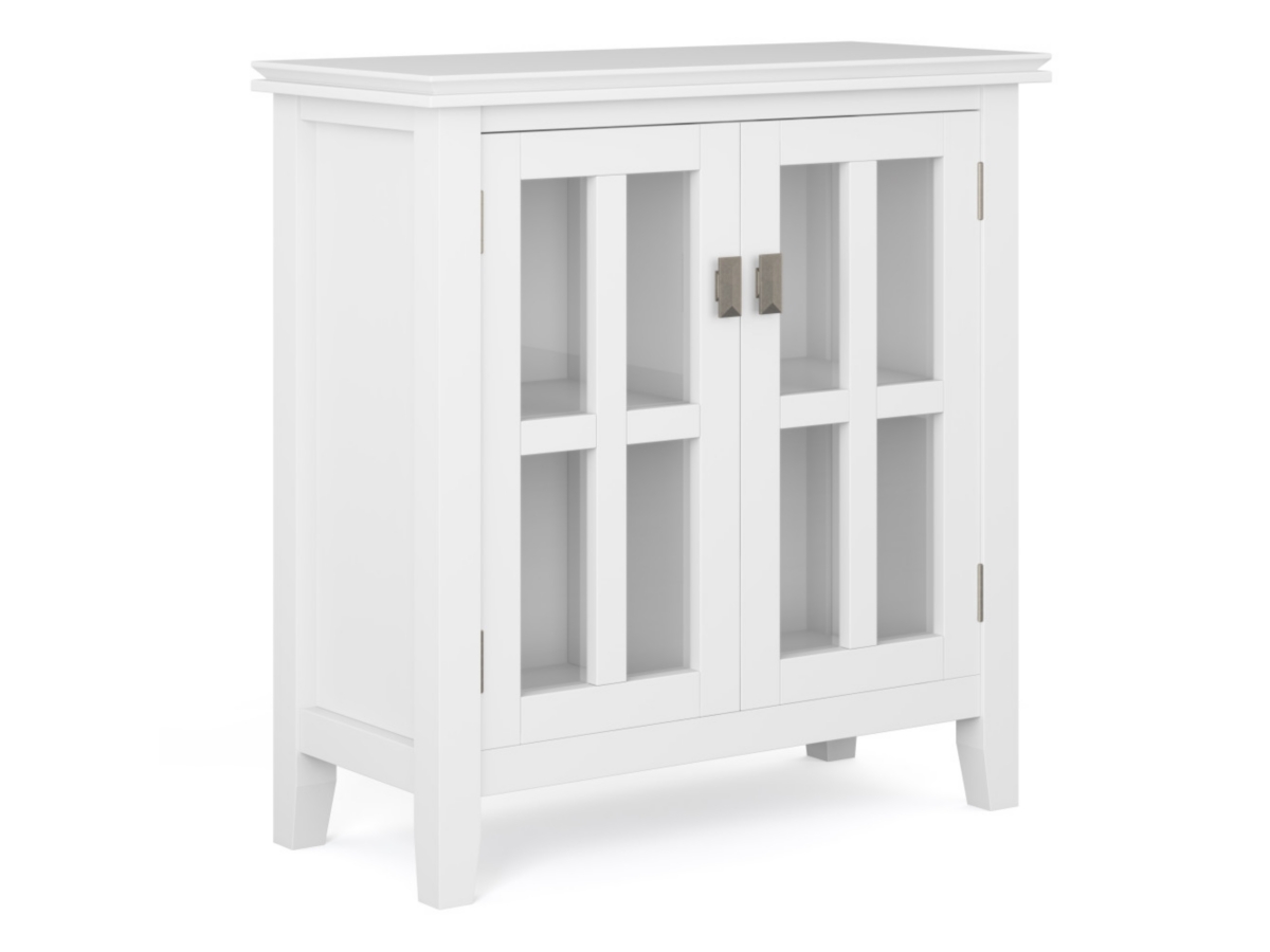 Artisan Low Storage White Cabinet, White, large