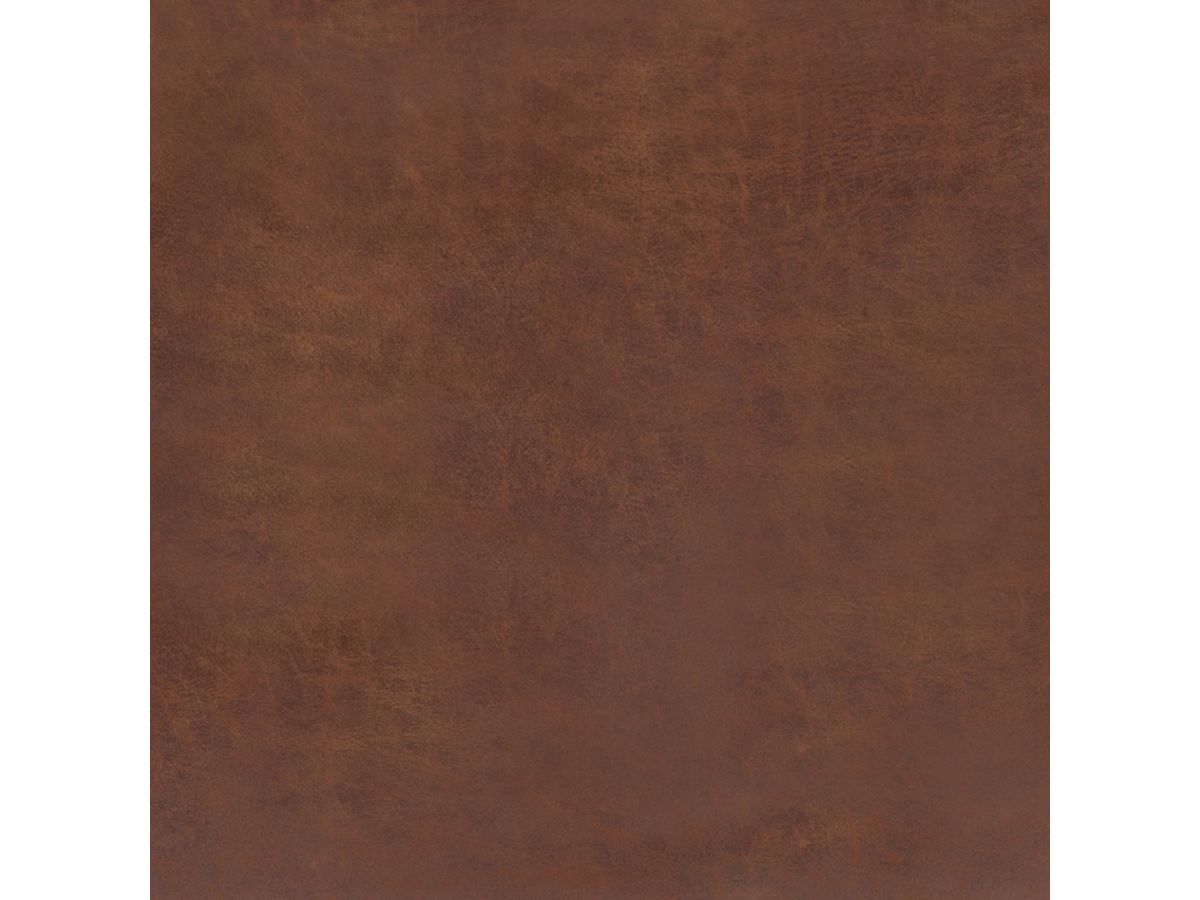 Avalon Brown Faux Air Leather Storage Ottoman, Brown, large