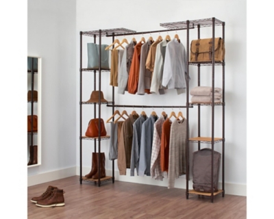 SONGMICS Freestanding Closet Organizer