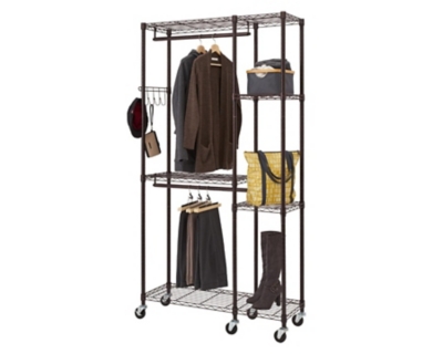 TRINITY 41x14x76 Mobile Closet Organizer, , large