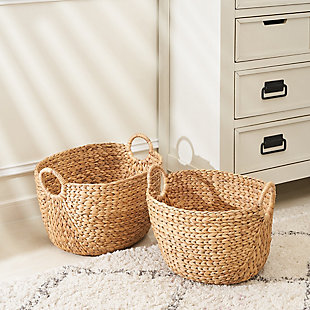 Aaliyah 2-Piece Assorted Storage Basket Set with Handles, , rollover