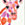 Kids Giraffe Red Purple Watercolor Xxl Framed Giclee Texturized Art By Kait Roberts, 24 X 30, , swatch